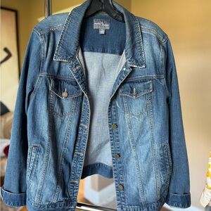 Market & Spruce Classic Blue Jean Jacket